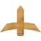 Ekena Millwork Bellingham Rough Sawn Timber Gable Bracket, Western Red Cedar, 36"W x 24"H x 4"D x 6"F, 16/12 Pitch GBW036X24X0406BEL00RWR - alternate 1